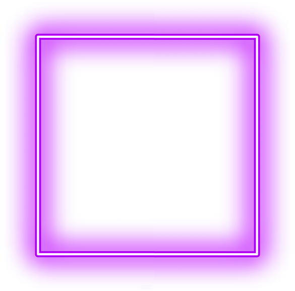 Purple Neon Color Square Shape